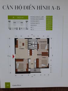 Layout Green River, Quận 8 Căn hộ Green River nội thất cơ bản, view công viên.