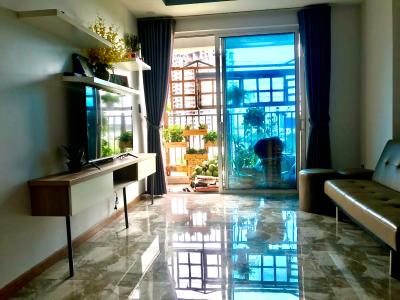 Căn hộ Sunrise Riverside Căn hộ Sunrise Riverside tầng thấp, view nội khu hồ bơi thoáng mát.