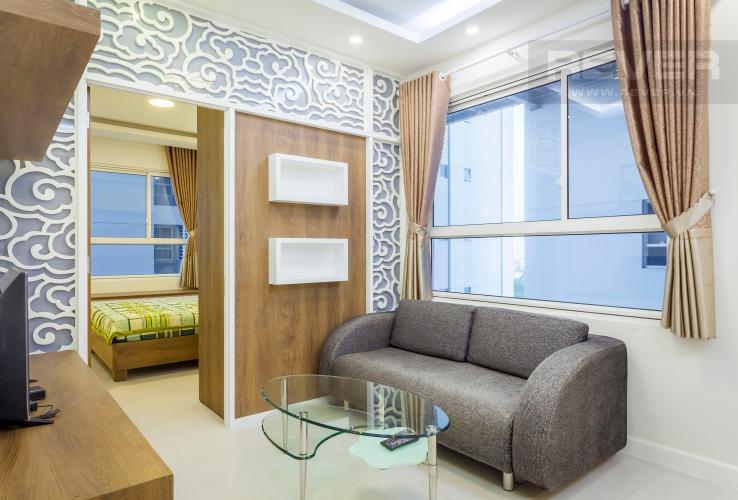 Phòng khách Căn hộ Lexington tầng trung hướng Đông tháp LB thoáng mát