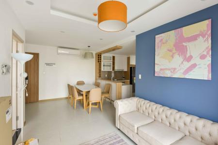 Phòng khách căn hộ NEW CITY THỦ THIÊM Cho thuê căn hộ New City Thủ Thiêm 3PN, đầy đủ nội thất, ban công Đông Nam