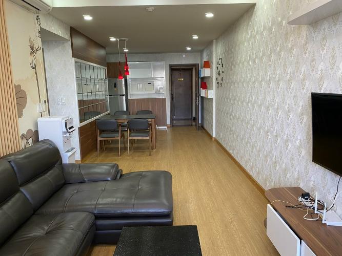 Phòng khách Lexington Residence Quận 2 Căn hộ Lexington Residence tầng cao, sàn lót gỗ, đủ nội thất.