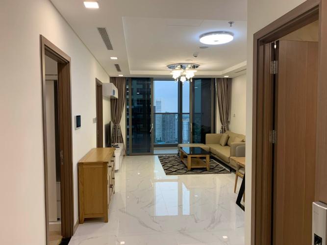 Phòng khách Vinhomes Central Park Căn hộ tầng cao Vinhomes Central Park hướng Tây Nam.