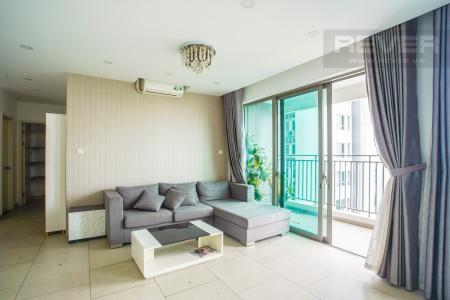 Phòng Khách Bán căn hộ Riviera Point 2PN, diện tích 105m2, đầy đủ nội thất, hướng Đông Bắc, view sông và hồ bơi