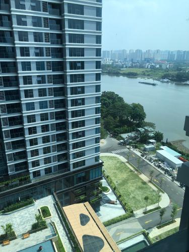 Ban công căn hộ Sunwah Pearl , Quận Bình Thạnh Căn hộ Sunwah Pearl tầng 9 cửa hướng Đông Bắc, view sông cực thoáng.