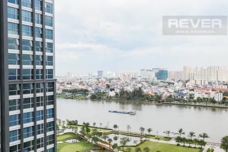 View Căn hộ Vinhomes Central Park 1 phòng ngủ tầng trung C1 view sông