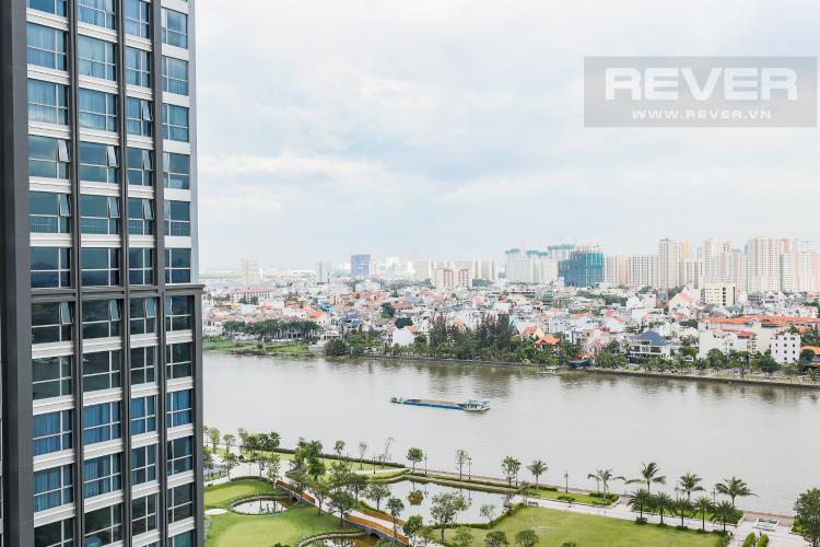 View Căn hộ Vinhomes Central Park 1 phòng ngủ tầng trung C1 view sông