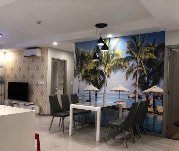 Phòng khách The Gold View, Quận 4 Căn hộ The Gold View view sông thoáng mát, nội thất sang trọng.