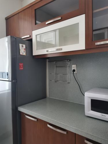 Phòng bếp căn hộ Sky Garden 3 Căn hộ Sky Graden 3 nội thất đầy đủ tiện nghi, hướng Tây Bắc.