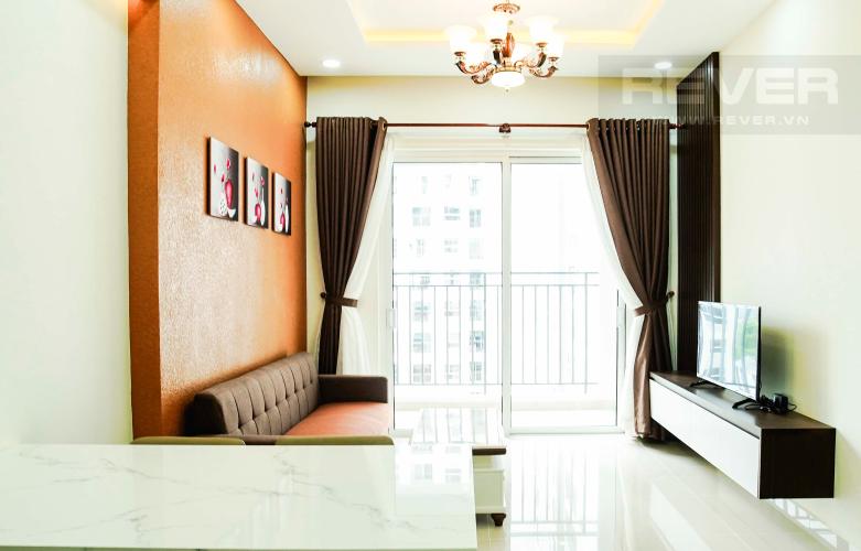 Phòng Khách Cho thuê căn hộ Sunrise Riverside 2PN, hướng Nam, đầy đủ nội thất, view hồ bơi