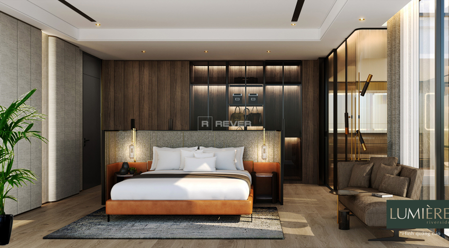 MASTER-BEDROOM.jpg Căn hộ Masteri Lumiere Riverside hướng Đông Nam, diện tích 48.2m²