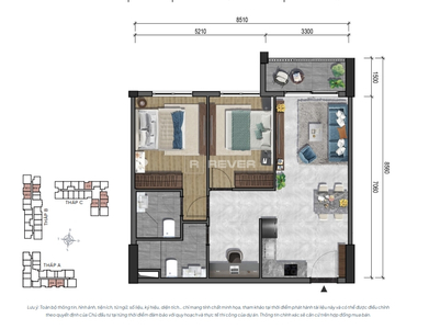 Screenshot 2024-07-23 074220.png Bán căn hộ chung cư 2PN+ giá tốt The Privia Khang Điền Bình Tân, View đường Võ Văn Kiệt