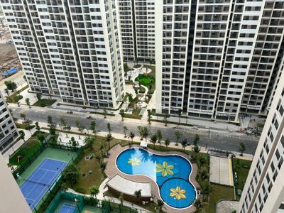 Căn hộ Vinhomes Grand Park hướng ban công đông nam nội thất cơ bản diện tích 46.7m²