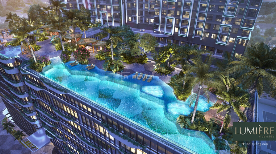 Căn hộ Lumiere Riverside hướng Đông Nam, diện tích 68.9m²