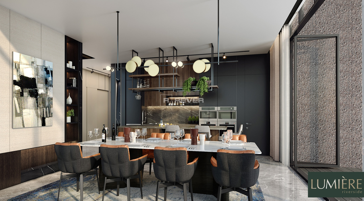 Căn hộ Masteri Lumiere Riverside hướng Tây Bắc, diện tích 93.2m²