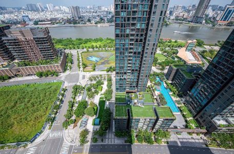 Căn hộ Empire City hướng Tây Nam, diện tích 127m²