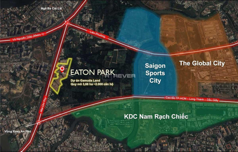 Eaton Park 2.jpg Căn hộ Eaton Park, diện tích 103.4m² tại mặt tiền đại lộ Mai Chí Thọ Quận 2