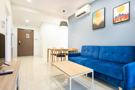  Căn hộ Masteri Millennium hướng ban công đông nam đầy đủ nội thất diện tích 74.11m²