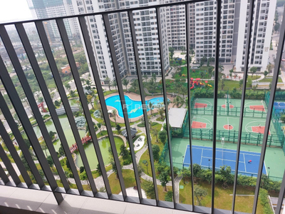 Căn hộ Vinhomes Grand Park hướng ban công tây nam nội thất cơ bản diện tích 46.5m².