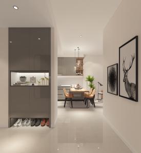 không gian căn hộ The Sun Avenue Bán căn hộ The Sun Avenue tầng cao, nội thất đầy đủ, hiện đại.