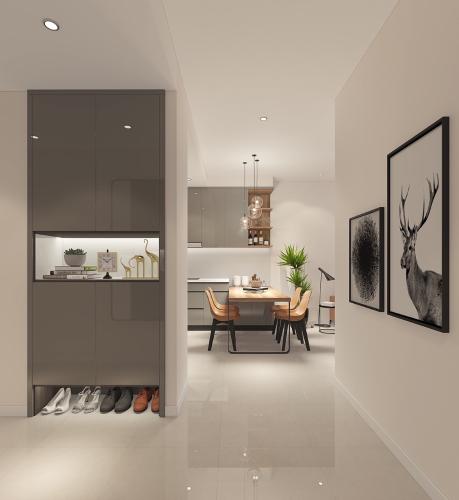 không gian căn hộ The Sun Avenue Bán căn hộ The Sun Avenue tầng cao, nội thất đầy đủ, hiện đại.