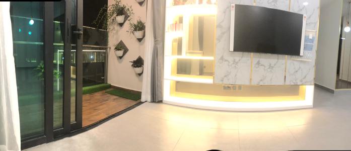 Phòng khách Feliz En Vista Căn hộ Feliz En Vista tầng cao, bàn giao đầy đủ nội thất,