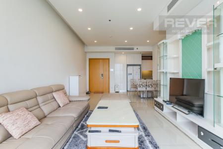 Phòng Khách Cho thuê căn hộ Sarimi Sala Đại Quang Minh 3 phòng ngủ, đầy đủ nội thất, view Landmark 81