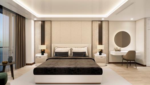  Căn hộ 4 phòng ngủ Vinhomes Central Park tầng cao, đầy đủ nội thất.