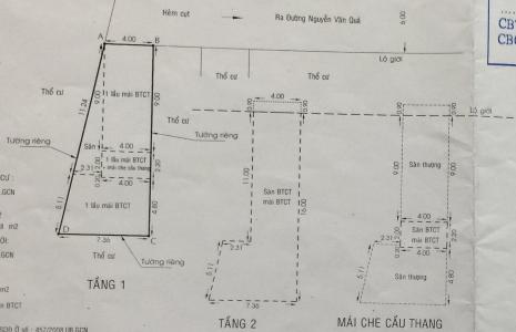 Nhà phố Song Hành Quận 12 Nhà phố hướng Bắc, hẻm khu dân cư yên tĩnh an ninh.