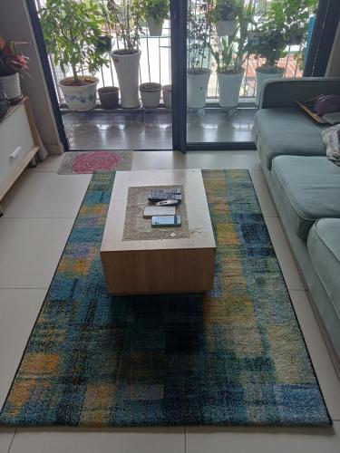 PHòng khách căn hộ M-One Nam Sài Gòn, Quận 7 Căn hộ M-One Nam Sài Gòn đầy đủ nội thất, tiện ích cao cấp.