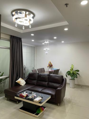 Phòng khách căn hộ Him Lam Chợ Lớn, Quận 6 Căn hộ Him Lam Chợ Lớn hướng Đông Nam, view thành phố tầng cao.