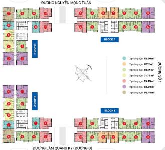 Layout tầng căn hộ Victoria Village, Quận 2 Căn hộ Victoria Village thiết kế sang trọng, nội thất cao cấp.
