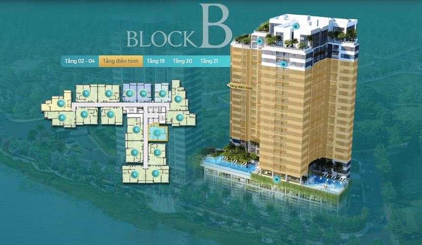 Hình ảnh mẫu dự án D'lusso Bán căn hộ D'lusso tầng thấp, block B, diện tích 68.5m2, nội thất cơ bản