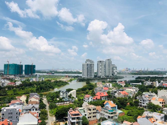 view căn hộ 1+1 phòng ngủ the sun avenue Căn hộ The Sun Avenue đón view nội khu, nội thất đầy đủ.