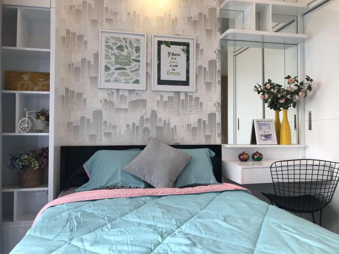 phòng ngủ căn hộ The Sun Avenue Bán căn hộ The Sun Avenue view hồ bơi và tòa Landmark 81.