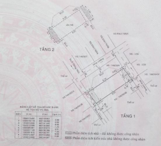 Nhà phố Thống Nhất, Gò Vấp. Nhà phố hướng Đông Bắc hẻm rộng 2m, sổ hồng chính chủ