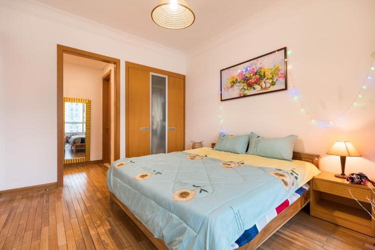 Phòng ngủ căn hộ The Manor, Quận Bình Thạnh Căn hộ tầng 21 The Manor gồm 2 phòng ngủ, đầy đủ nội thất.