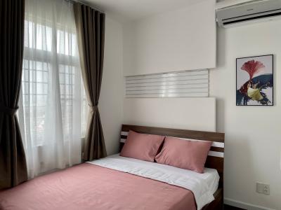 Phòng ngủ căn hộ Sky Garden 3, Quận 7 Căn hộ Sky Garden 3 tầng 6, view cây xanh thoáng mát trong lành.