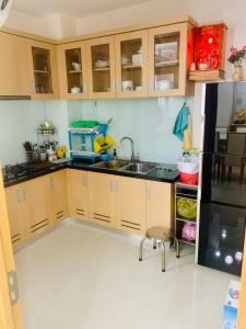 Phòng bếp căn hộ Him Lam Chợ Lớn, Quận 6 Căn hộ Him Lam Chợ Lớn đầy đủ nội thất, view thành phố đón gió.