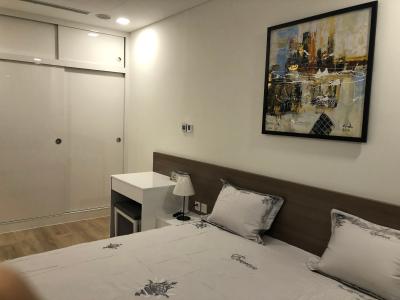 Phòng ngủ Vinhomes Central Park Căn hộ Vinhomes Central Park, tầng trung đầy đủ nội thất