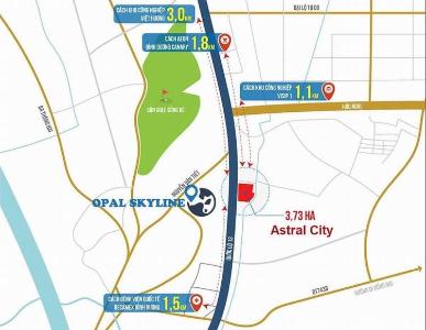 sơ đồ vị trí căn hộ opal skyline Căn hộ Opal Skyline tầng trung, tiện ích cao cấp.