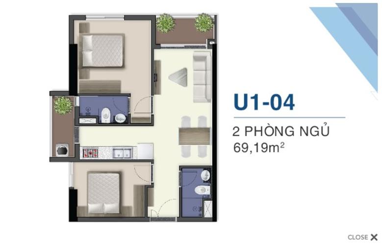 mặt bằng căn hộ q7 saigon riverside Bán căn hộ Q7 Saigon Riverside tầng cao, nội thất cơ bản