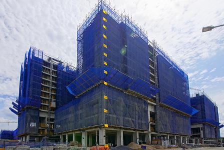 Thực tế thi công dự án Q7 SAIGON RIVERSIDE Bán căn hộ Q7 Saigon Riverside 1PN, tầng 25, tháp Saturn, chưa bàn giao