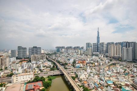 View căn hộ Vinhomes Golden River Căn hộ Vinhomes Golden River view thành phố, nội thất đầy đủ.