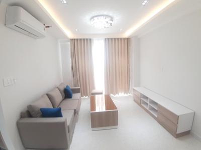 Phòng khách Scenic Valley Quận 7 Căn hộ Scenic Valley tầng 16, đầy đủ nội thất, cửa hướng Tây.