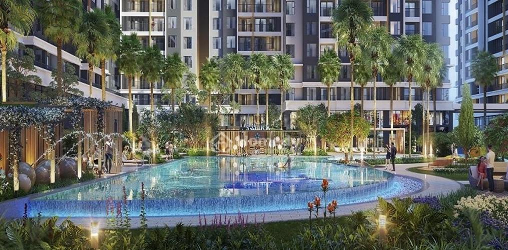 hồ bơi căn hộ Safira Khang Điền Bán căn hộ Safira Khang Điền tầng cao, ban công thoáng mát.