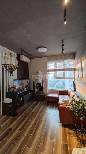 Phòng khách The Park Residence, Nhà Bè Căn hộ The Park Residence đầy đủ nội thất, ban công hướng Tây.