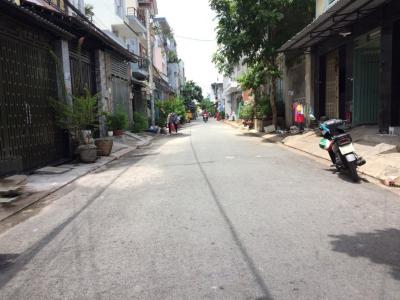 Đường nhà phố Quận Bình Tân Nhà phố Q.Bình Tân hướng Bắc diện tích sử dụng 100.6m2.