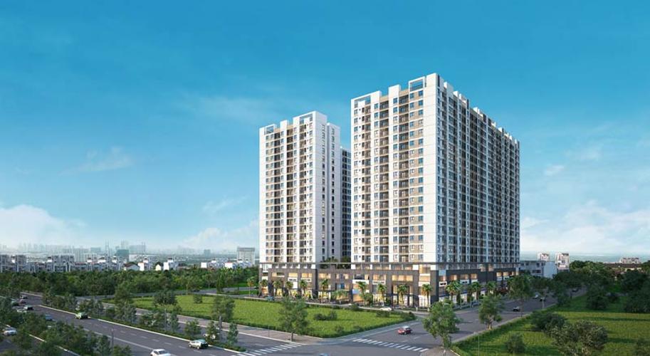 Q7 Boulevard, Quận 7 Căn hộ Q7 Boulevard tầng cao hướng Tây, ban công thoáng gió