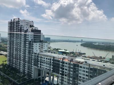 IMG-2108 Cho thuê căn hộ New City Thủ Thiêm 3PN, tầng 20, tháp Venice, nội thất cơ bản, view hồ bơi và sông Sài Gòn