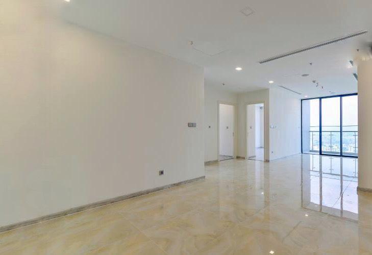 Phòng khách Vinhomes Golden River, Quận 1 Căn hộ tầng thấp Vinhomes Golden River nội thất cơ bản.